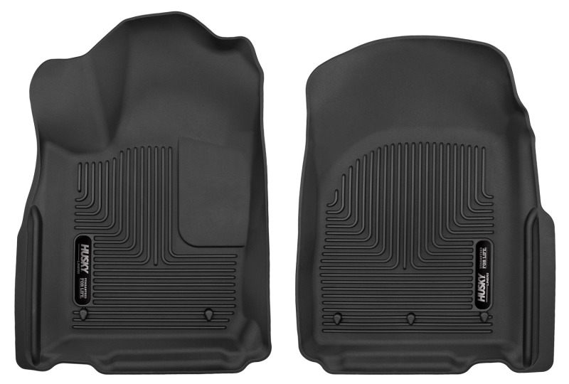 Dodge Durango Floor Mats - Front - Husky Liners - X-act Contour - Black - `11-`24